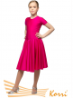 KORRI Р 35-051 - Рейтинговое платье, короткий рукав, юбка двойное солнце - Р 35-051-мал