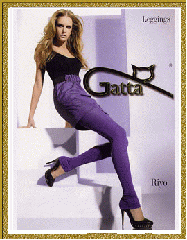 GATTA RIYO 05 - GATTA леггинсы матовые полупрозрачные с лайкрой