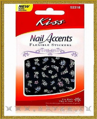 Kiss Broadway Набор стикеров для ногтей "Модный стиль" Fashion Diva Nail Art BGNA01