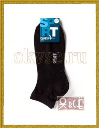 GRIFF SPORT S01 - спортивные мужские носки из хлопка с эластаном с укороченной голенью