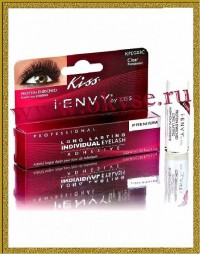 Kiss IEnvy Клей для накладных пучков Прозрачный 3,55мл. Long Lasting Individual Eyelash Adhesive Clear KPEG03C