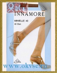 INNAMORE MINIELLE 40 - Тонкие прозрачные шелковистые носки с лайкрой, 40 ден, 2 пары/упак