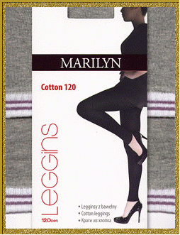 MARILYN COTTON 120 GB 325 P LEGGINSY MARILYN- MARILYN фантазийные леггинсы c хлопком 