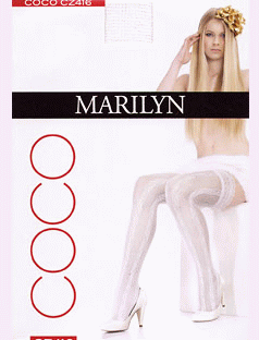Marilyn COCO SZ 416 - MARILYN фантазийные чулки