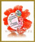 Solomeya Губка с мыльным экстрактом 10+ Оранжевый цветок аромат - цитрусовый базилик