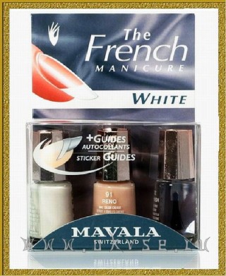 Mavala Manucure French White - Набор лаков для французского маникюра «Белый ноготок»