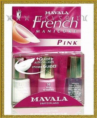 Mavala Manucure French Pink - Набор лаков для французского маникюра «Розовый ноготок»