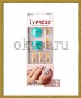 Kiss Impress Pediicure Troe Nails BIPT013C - Твердый лак Импресс Педикюр "Модные ножки"