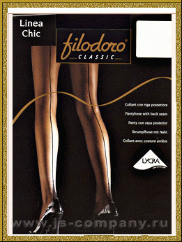 Filodoro Linea Chic - классические женские колготки со швом сзади по всей длине