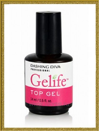 DASHING DIVA Gelife Top Gel Топ Гель 14 ml DS006 - завершающее покрытие для ногтевых систем Gelife.