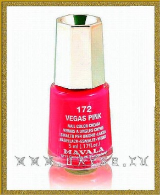 Mavala Vegas Pink - Лак для ногтей Тон 172 Лас-Вегас, 5 мл 9091172