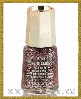 Mavala Pink Diamond - Лак для ногтей Тон 215 Розовый бриллиант, 5 мл
