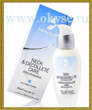 Mavala Neck & Decollette care cream - Обновляющий крем для шеи и области декольте, 30 мл 9059201
