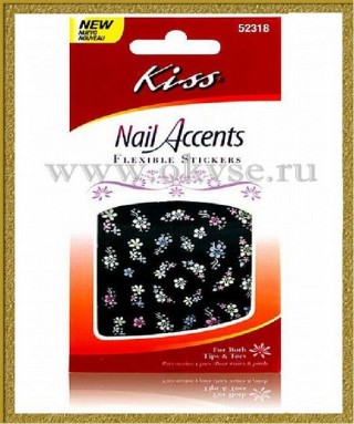 Kiss Набор стикеров для ногтей "Цветущая яблонька" Nail and Toe Art Stickers NS14