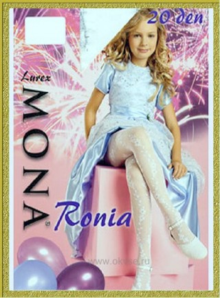 RONIA LUREX MONA - LUREX MONA фантазийные детские колготки с люрексом.