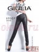 Giulia LEGGY SKIN 01 Плотные леггинсы-брюки из искусственной кожи, сзади два кармана, широкий пояс - SKIN 01