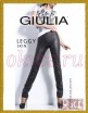 Giulia LEGGY SKIN 01 Плотные леггинсы-брюки из искусственной кожи, сзади два кармана, широкий пояс - Giulia LEGGY SKIN 01 Плотные леггинсы-брюки из искусственной кожи, сзади два кармана, широкий пояс