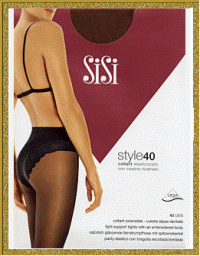 SISI STYLE 70 - SISI классические женские колготки с ажурными трусиками