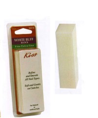 KISS White Buf Block WBB01- Блок для шлифовки искусственных ногтей WBB01