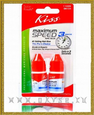 Kiss Pro's Choice Salon Nail Glue - Салонный клей для ногтей 3 секунды, 6 гр (на блистере) BK 124