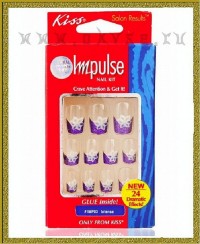 Kiss Набор накладных ногтей Impulse Nails Kit IMP03 Интенсивность/Intense