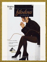 Filodoro Classic REGINA 100 - классические колготки с хлопком и микрофиброй, 100 ден