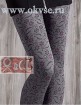 MONA IRIS 01 фантазийные женские колготки с тканым цветочным узором по всей длине. - I!RIP.jpg