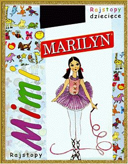 Фантазийные детские колготки MARILYN MIMI- MARILYN детские колготки с просветным рисунком