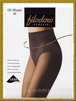 FILODORO - Моделирующие колготки с корректирующими трусиками-слип - FILODORO OK SHAPE 40