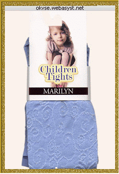 Фантазийные детские колготки MARILYN MIMI 278 - MARILYN детские колготки с просветным узором