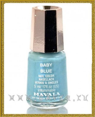 Mavala Baby Blue - Лак для ногтей Нежно голубой, 5 мл 91331
