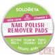 SOLOMEYA Nail Polish Remover Pads Acetone Free - Салфетки для снятия лака без ацетона, 32 шт/упак - 14-2036-1