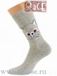 GRIFF D0C3 - Плотные женские носки с эффектом меланж с рисунком - D0C3!P.jpg