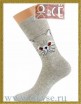 GRIFF D0C3 - Плотные женские носки с эффектом меланж с рисунком - GRIFF D0C3 - Плотные женские носки с эффектом меланж с рисунком