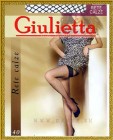 Giulietta RETE CALZE чулки в сеточку с лайкрой на кружевной силиконовой резинке шириной 8 см.