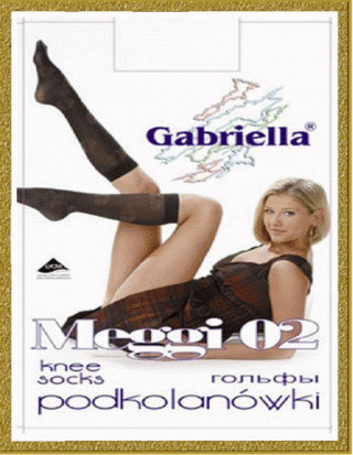 GABRIELLA MEGGI 02 - GABRIELLA  фантазийные гольфы с геометрическим узором