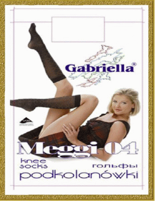 GABRIELLA MEGGI 04 - GABRIELLA фантазийные гольфы с геометрическим узором