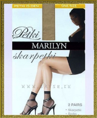 Marilyn PETKI 20 тонкие матовые носки с невидимым мыском (2 п.).